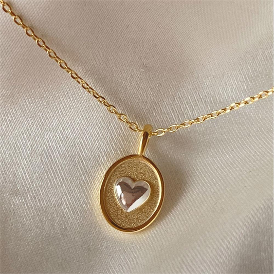 Vintage Heart Necklace-Vickis Jewelry